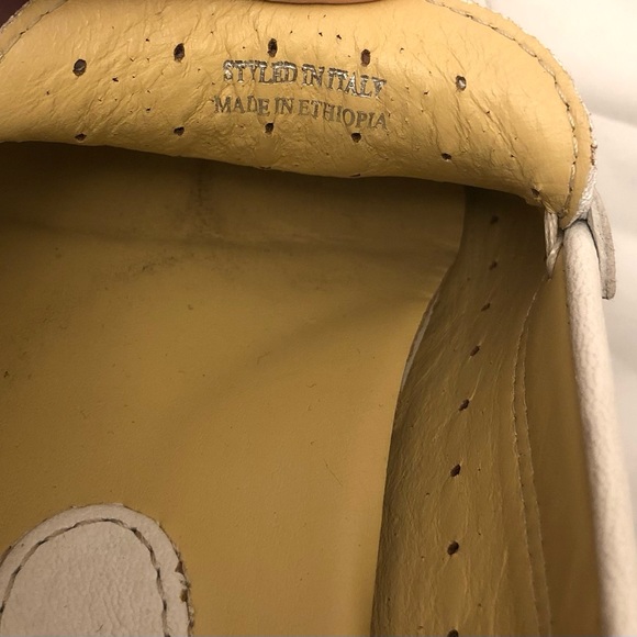 VanEli Perforated White Loafers sz 7 - Picture 9 of 10